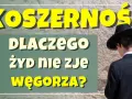Koszerne wino koszerne co to znaczy? Dlaczego Żyd nie zje węgorza? Mężczyzna w czarnym kapeluszu na tle kamiennej ściany.