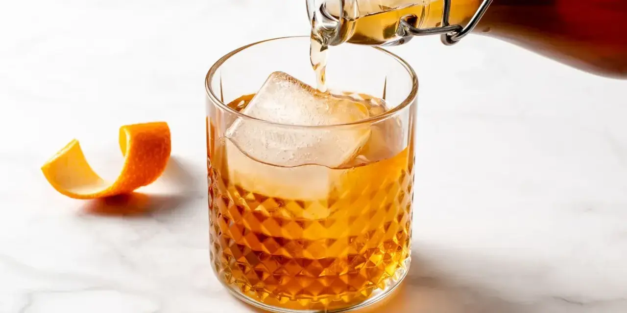 Likier amaretto z czym pić? Bursztynowy trunek z lodem i skórką pomarańczy, idealny do drinków.