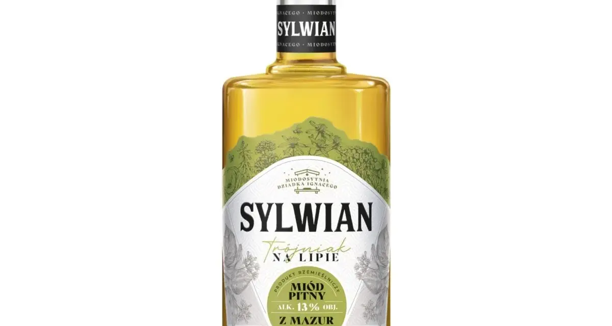 Butelka miodu pitnego Sylwian na lipie. Idealny do przygotowania domowego miodu pitnego ze spirytusem.