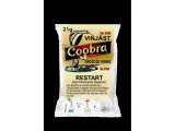 Opakowanie drożdży Coobra Restart Saccharomyces Bayanus, 21g, na 25 litrów nastawu. Idealne, gdy zastanawiasz się, ile drożdży do wina dodać, by wznowić fermentację.