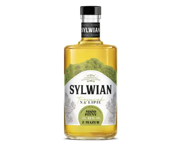 Butelka miodu pitnego Sylwian na lipie. Idealny do przygotowania domowego miodu pitnego ze spirytusem.